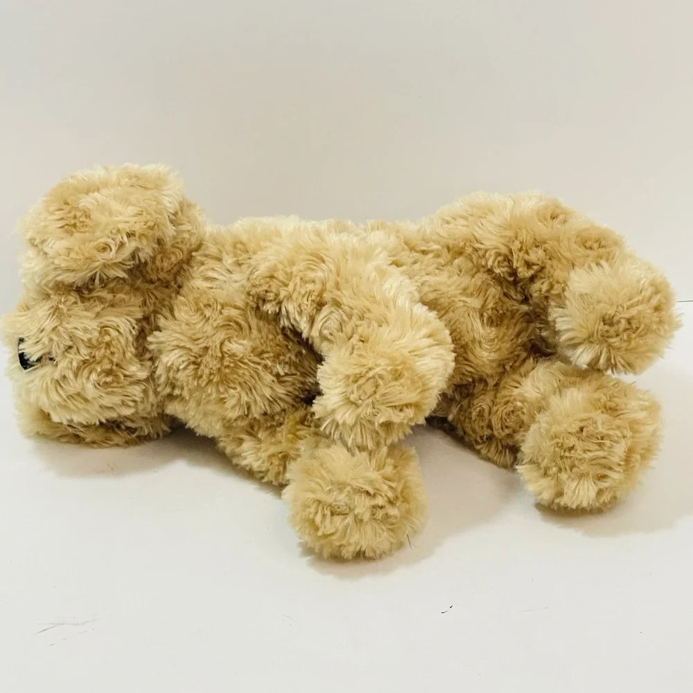 Manhattan Toy Company Tan Dog Plush Pooch Party Goldie Golden Doodle 10